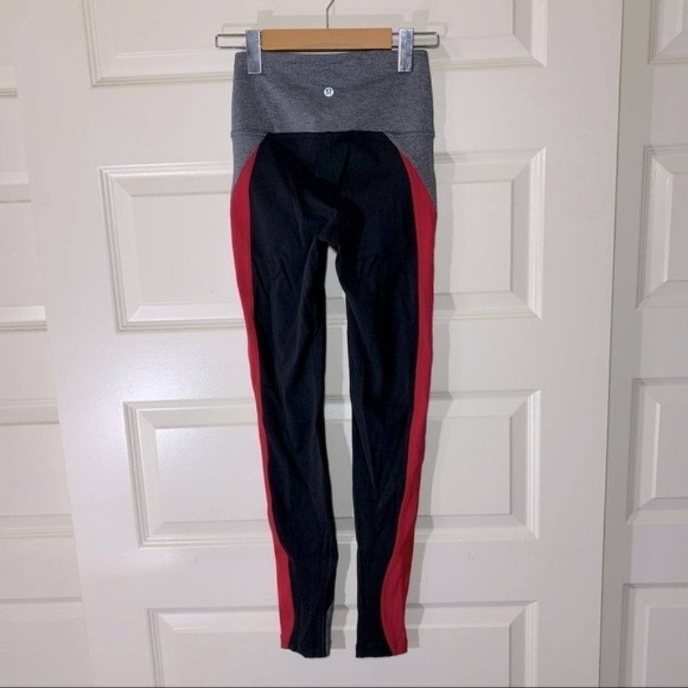 LULULEMON Athletica LW5BCSS Get Going Train Tight Size 2 Black Gr - Picture 8 of 11